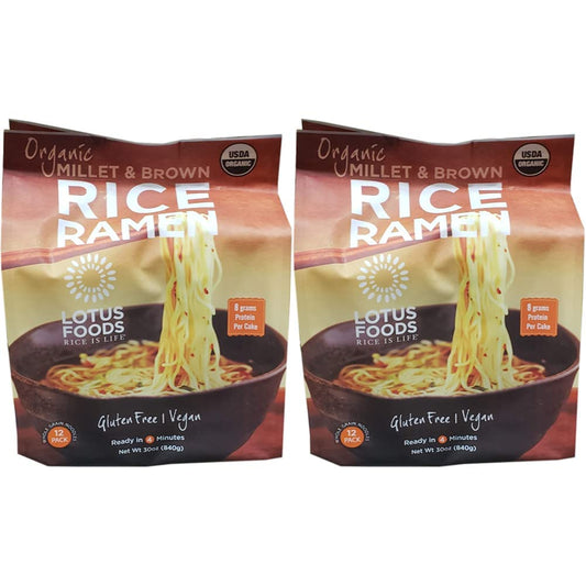 Lotus Organic Brown Rice Ramen, 30 Ounce (Pack of 2)