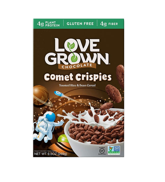 Love Grown, Comet Crispies Cereal, 9.5 oz