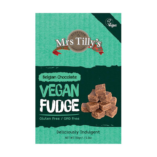 MRS. TILLY'S VEGAN FUDGE - BELGIAN CHOCOLATE 5X150G