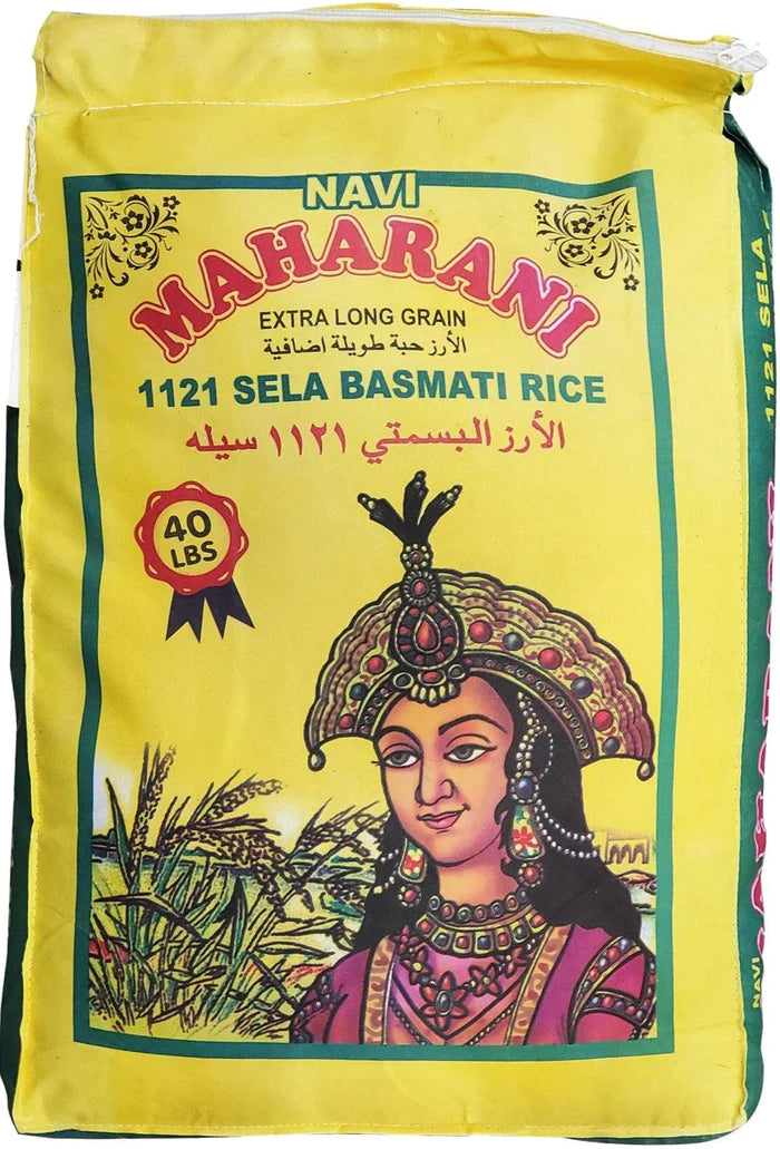 Navi Maharani - Sela Basmati Rice - 40 Lbs