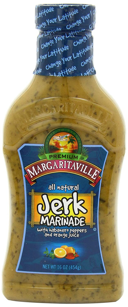 Margaritaville Jerk Marinade Sauce, 16 Ounce (Pack of 6)
