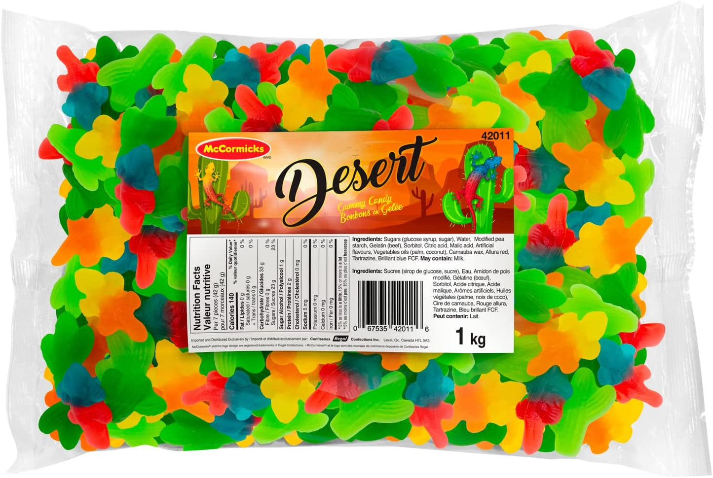 McCormicks - Desert - Gummies - Bulk Candy, 1 Kilogram