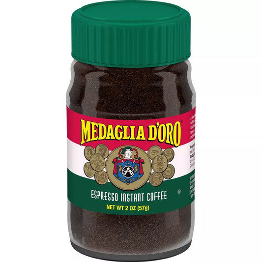 Medaglia D'Oro Espresso Instant Dark Roast Coffee - 2oz