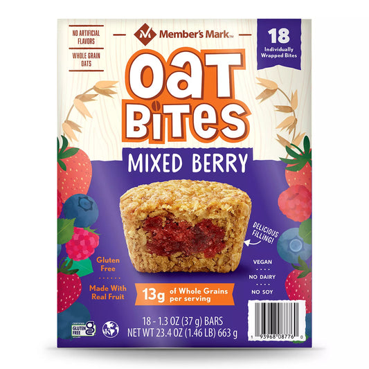 Member's Mark Mixed Berry Oat Bites (18 pk.)