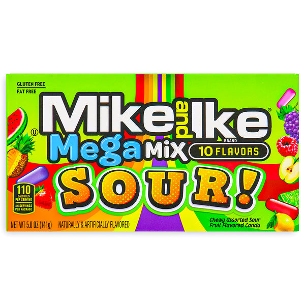 Mike and Ike Mega Mix Sour Candy Theater Pack - 5 oz.