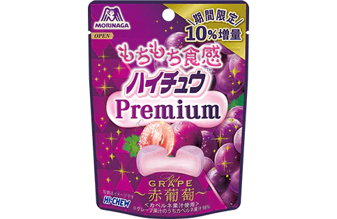 Morinaga Hi-Chew Premium Red Grape-Japan - 10 CT - Wholesale
