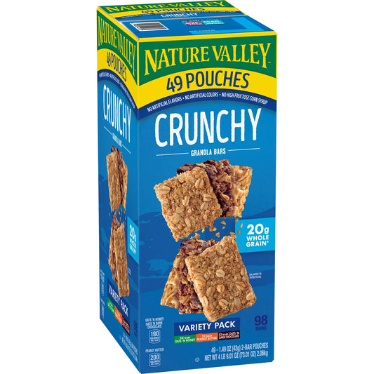Nature Valley Crunchy Granola Bars, Variety Pack (49 ct.)