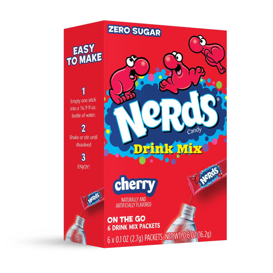 Nerds Powder Mix Sticks - Cherry - Sugar Free - On The Go