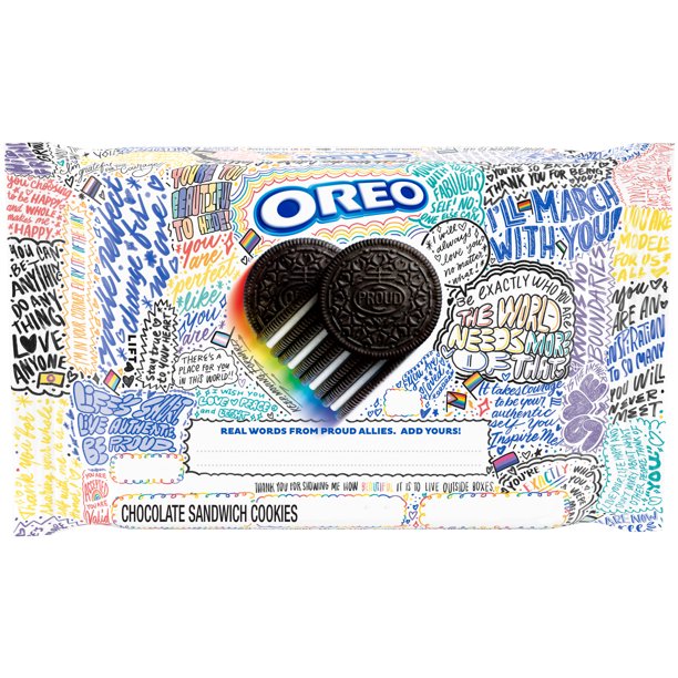 OREO Pride Chocolate Sandwich Cookies, Limited Edition, 15.25 oz
