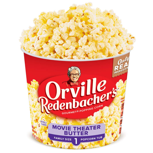 Orville Redenbacher's Movie Theater Butter Popcorn Tub, 3.9 Ounce