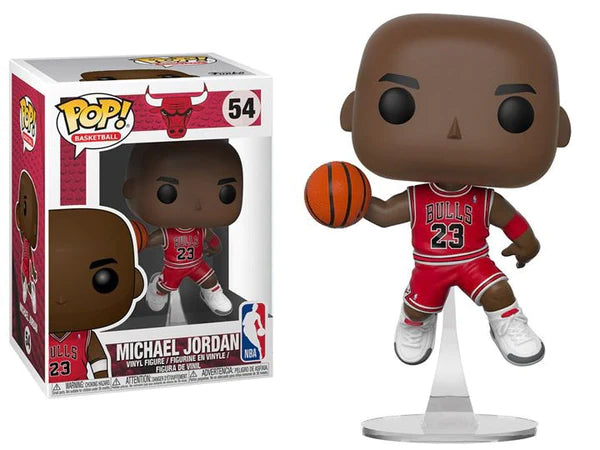 Funko NBA Chicago Bulls POP! Basketball Michael Jordan Vinyl Figure #54 [Red Uniform, Flying]