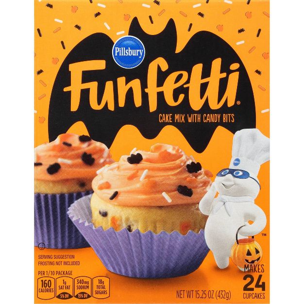 Pillsbury Funfetti Halloween Cake Mix 15.25 oz