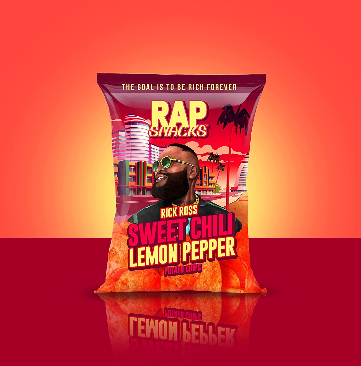 Rap Snacks | Rick Ross | Sweet Chili Lemon Pepper Chips - 2.5oz - SUPE ...