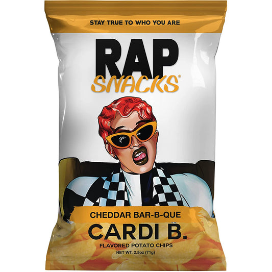 Rap Snacks Cardi B Cheddar BBQ Barb-B-Que - 2.5oz