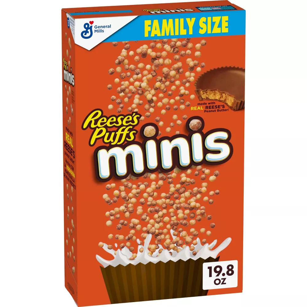Reeses Puffs Minis Family Size Cereal - 19.8oz - General MIlls