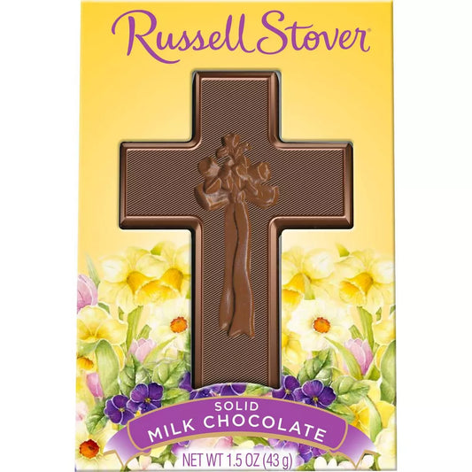 Russell Stover Easter Milk Chocolate Cross - 1.5oz (Packaging May Vary)