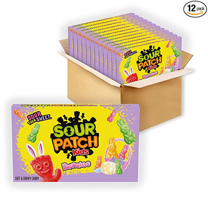 SOUR PATCH KIDS Bunnies Soft and Chewy Easter Candy