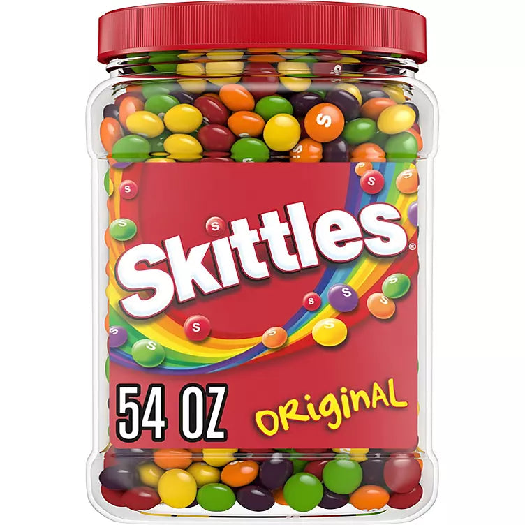 Skittles Original Chewy Candy Bulk Jar - 50 oz - 3.125 Lbs