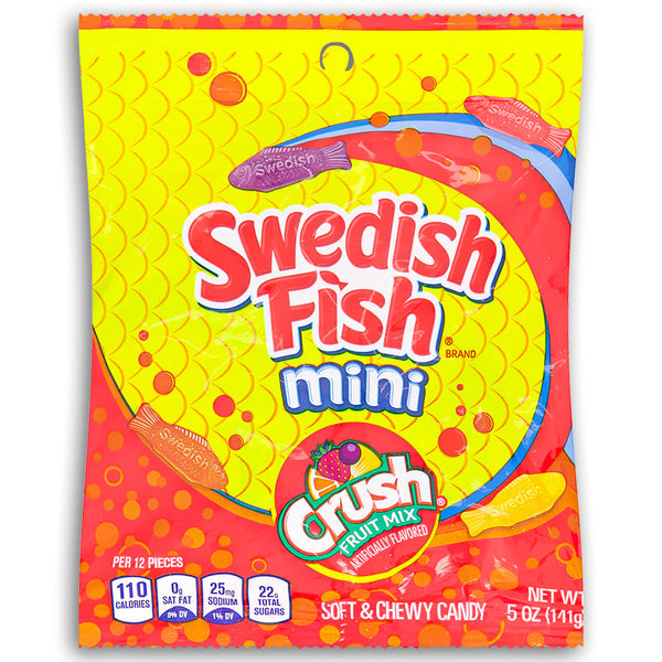 Swedish Fish Mini - Crush Fruit Mix Edition - - DISCONTUINED - SOLD OUT