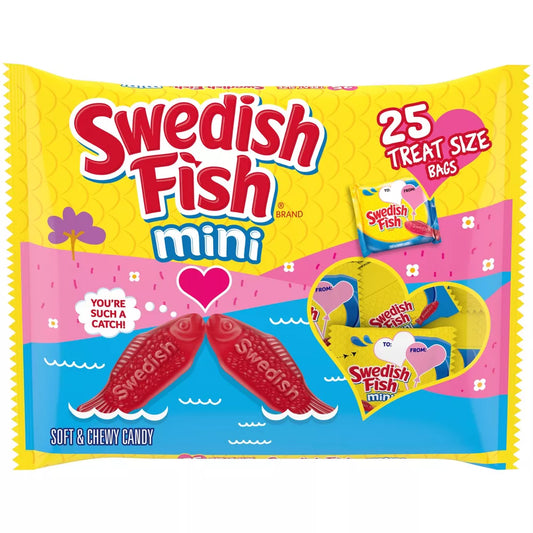 Swedish Fish Valentine's Exchange Treat Size - 11.02oz