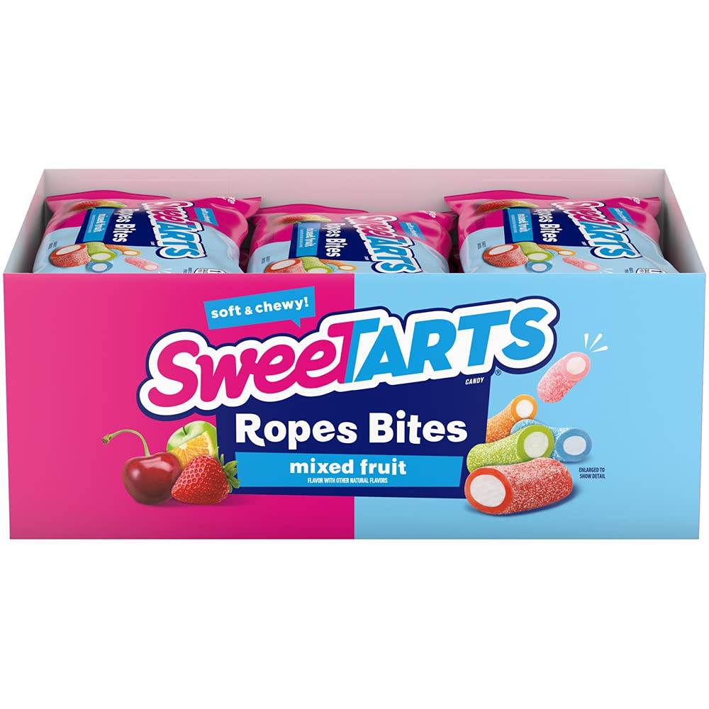 SweeTARTS Ropes Bites Share Pack, 3.5 Ounce, 12 Count