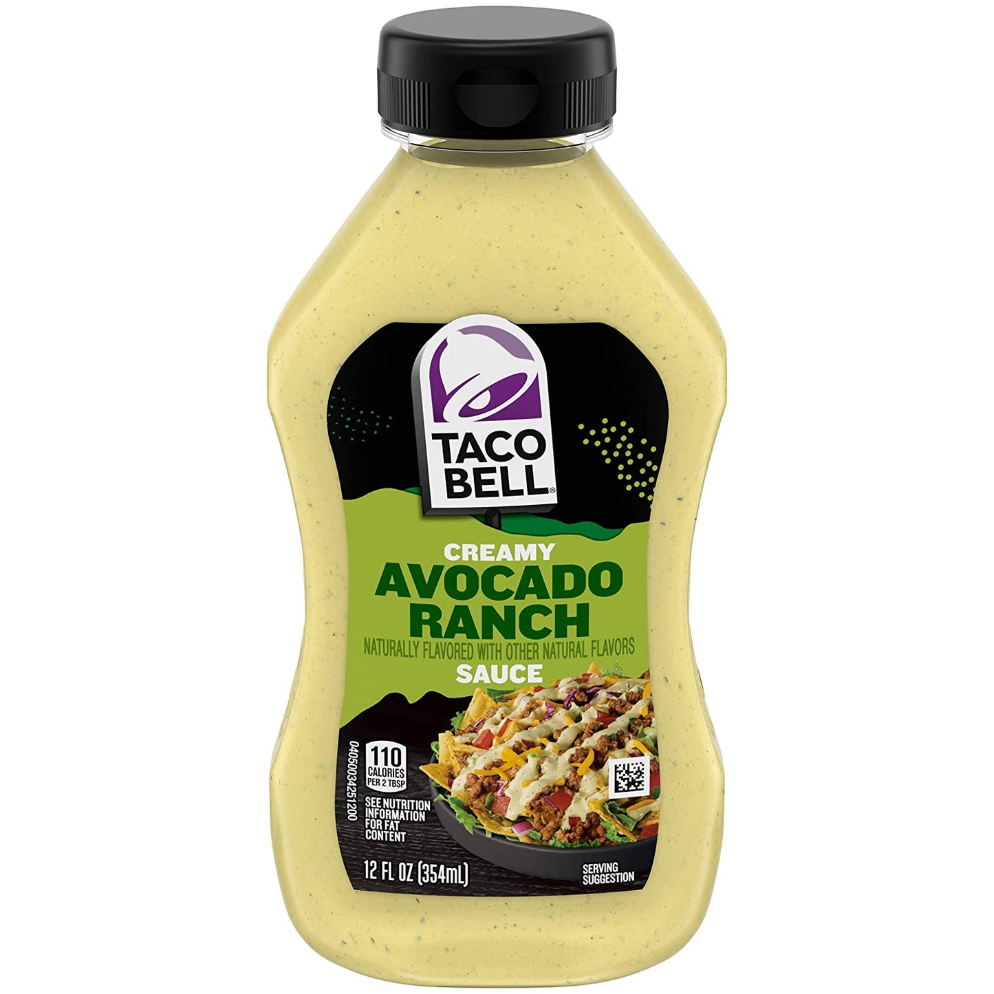 Taco Bell Avocado Ranch Creamy Sauce , 12 fl oz (Pack of 8)