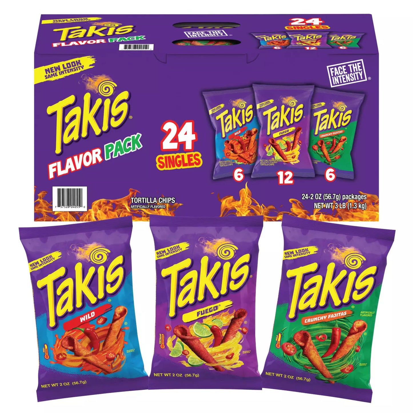 Takis Flavor Pack (2 oz., 24 pk.) USA - Wholesale