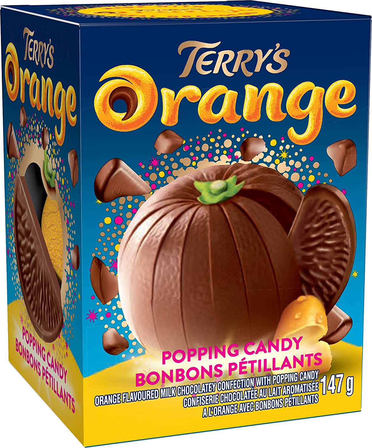 Terry's Orange - Poppy Candy Ball - Chocolatey Confection, 147 Grams