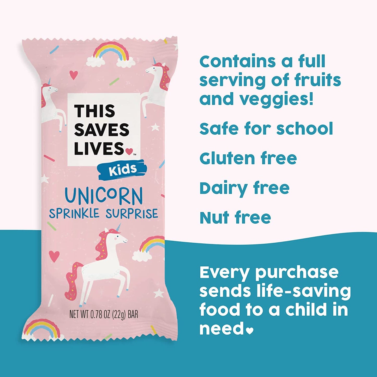 This Saves Lives Rice Krispy Treats (Unicorn Sprinkle Surprise, 18 Count (Pack of 1))