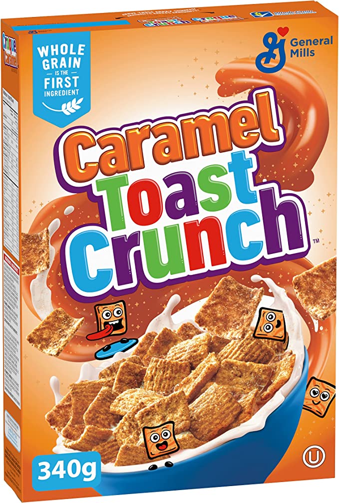 Toast Crunch Caramel Cereal, 340 Grams
