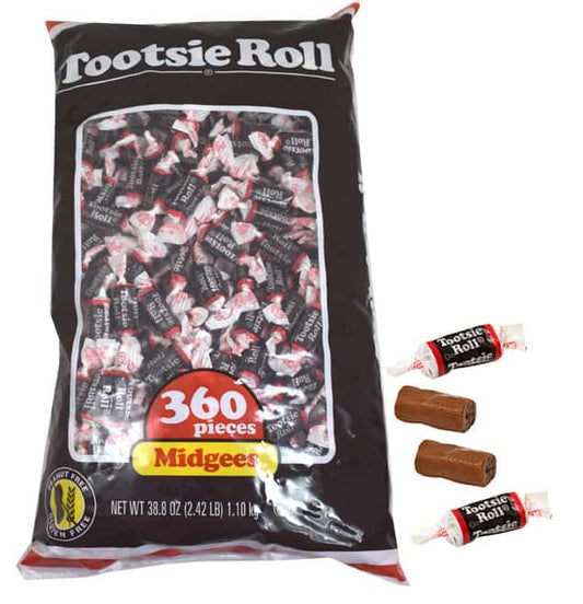 Tootsie Roll Midgees 360 ct - 2.4 lbs, Bulk