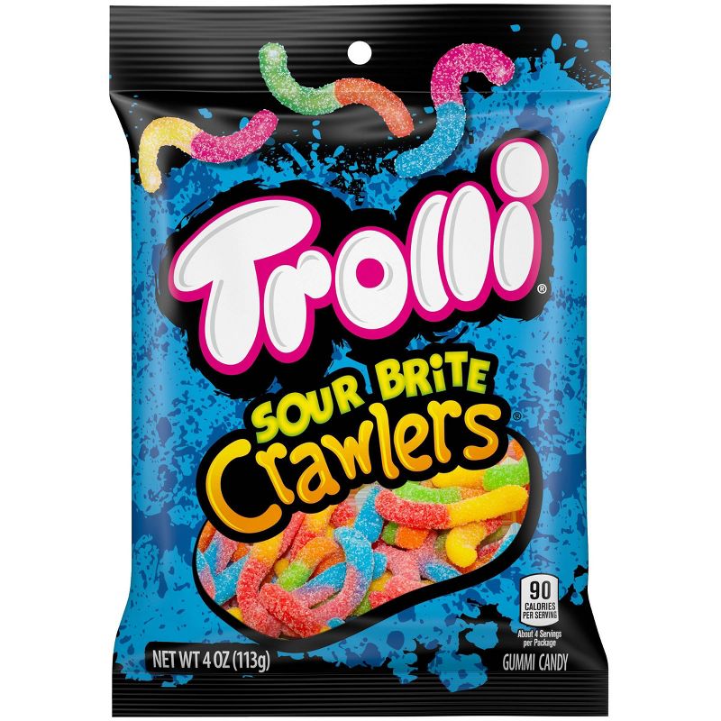 Trolli Sour Brite Crawlers Original Gummy Candy - 4oz