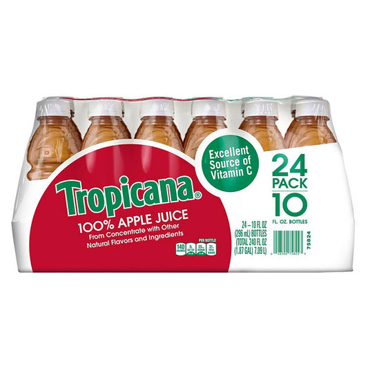 Tropicana 100% Apple Juice (10 fl. oz., 24 pk.)