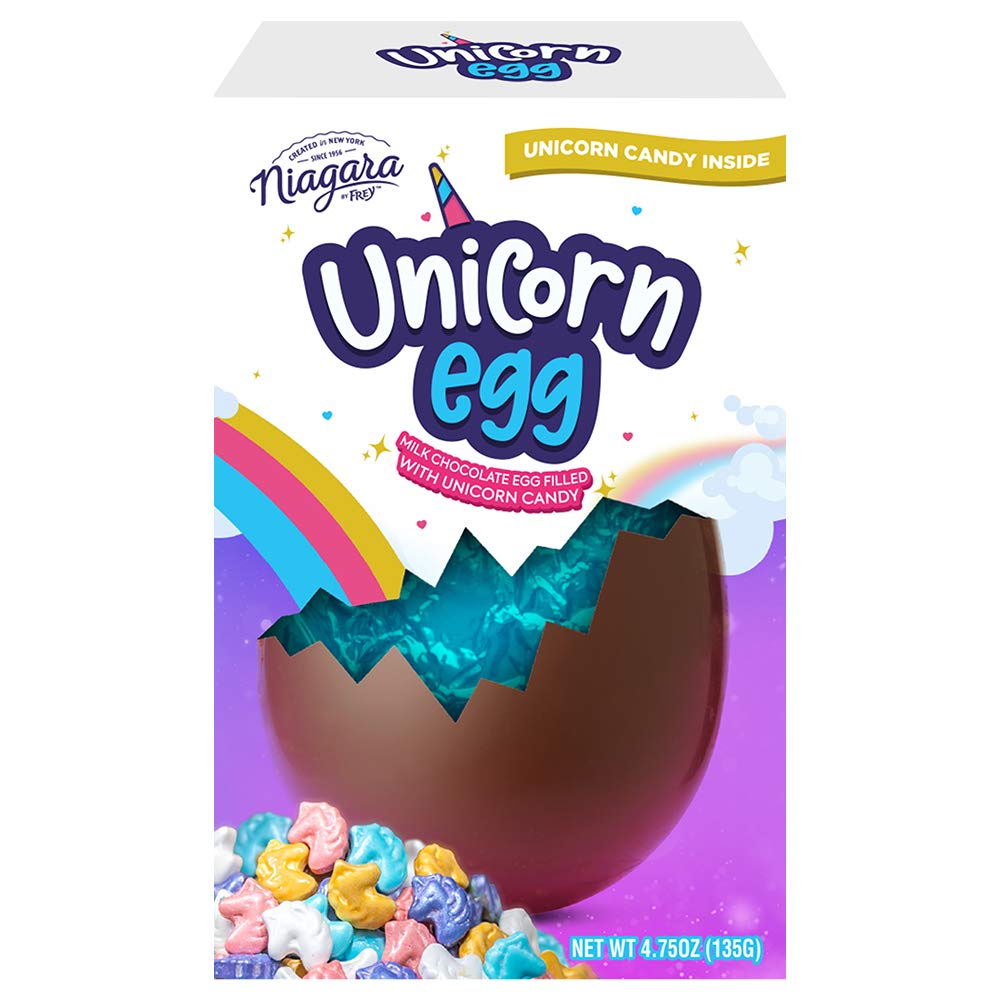 Unicorn Chocolate Egg Christmas Gifts | Milk Chocolate Dinosaur Surprise Egg| Holiday Chocolate Gifts for Kids (Unicorn Surprise Egg)