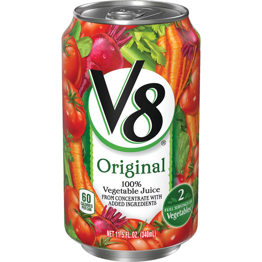 V8 Original Vegetable Juice, 11.5 fl oz, 28-count - RARE