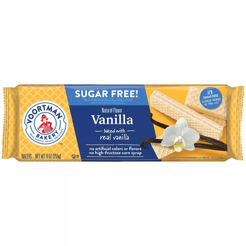 Voortman Sugar Free Vanilla Wafers - 9oz