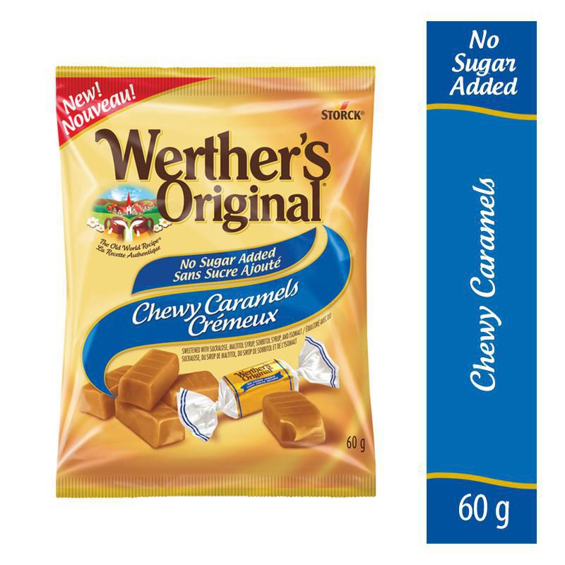 Werther’s Original - Zero Sugar -  Chewy Caramel Candy - Sugar FREE