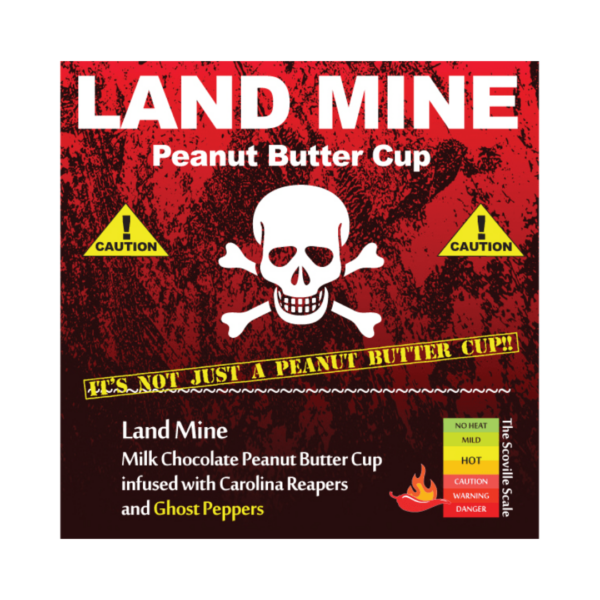 Willy Pete's LAND MINE – Peanut Butter Cup - HUGE - SUPER SPICY - 5 Pack