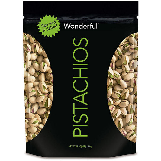 Wonderful Pistachios, Roasted and Salted (48 oz.)