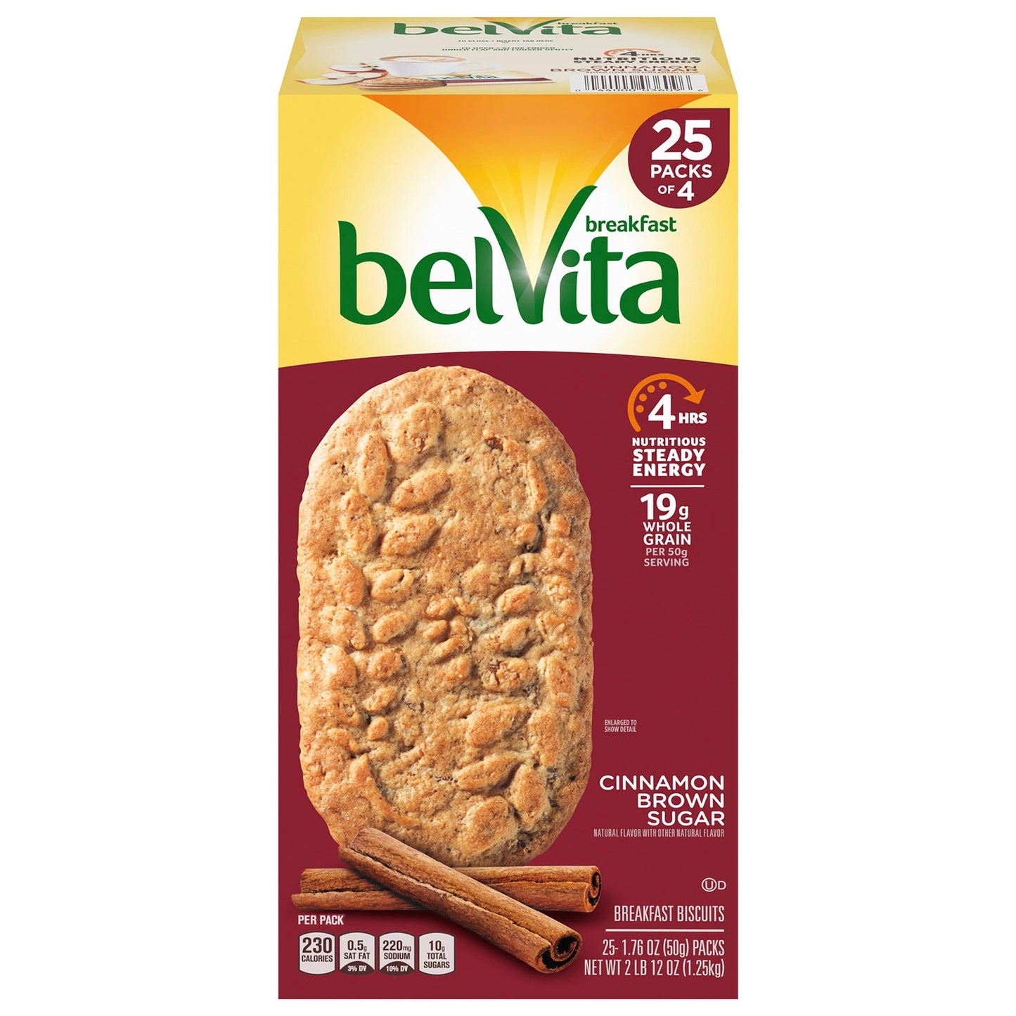 belVita Cinnamon Brown Sugar Breakfast Biscuits - 25 pack