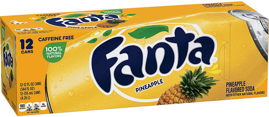 Fanta pineapple 12 ct - case