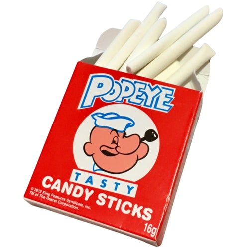 Popeye Tasty Candy Sticks - 16g